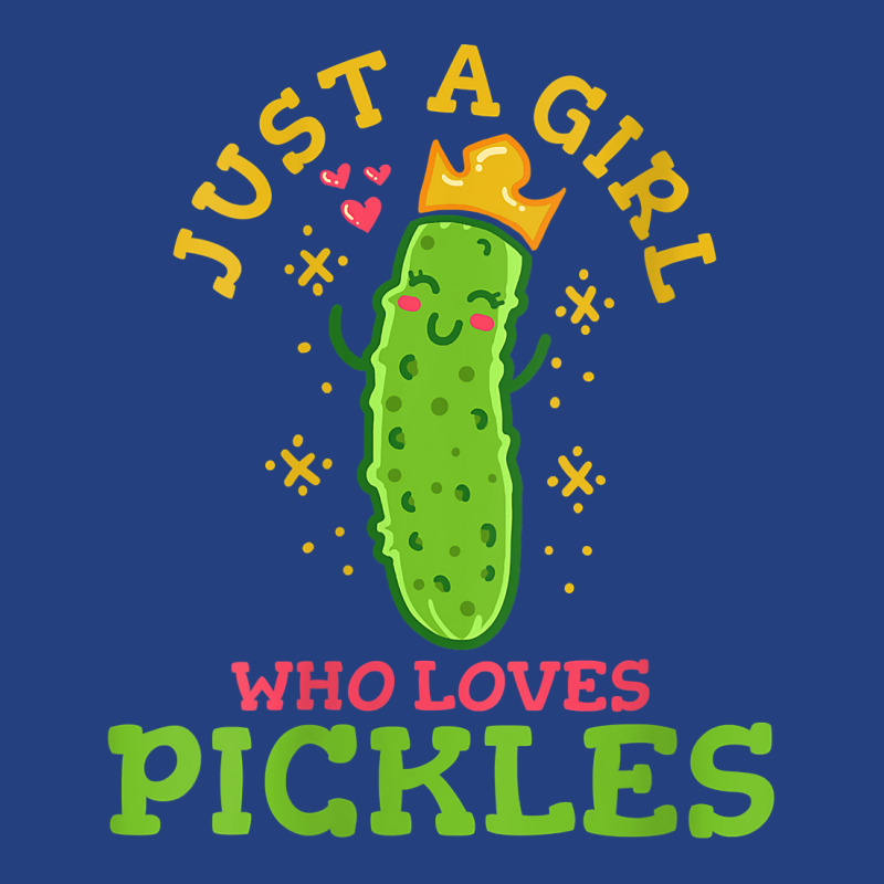 Womens Pickle Just A Girl Who Loves Pickles Vegan V Neck T Shirt Visor hat by darelychilcoat1989 | Artistshot