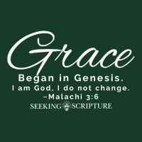 Grace Began In Genesis Script Edition Premium T Shirt Visor Hat | Artistshot