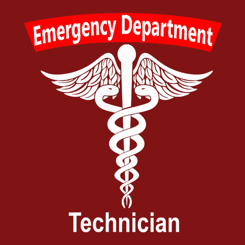 Emergency Department Technician Ed Tech Medical Caduceus Er T Shirt Snapback Trucker Cap | Artistshot