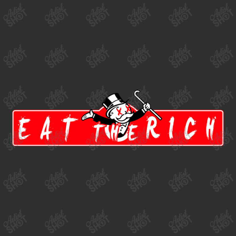 Eat The Rich Monopoly Snapback Trucker Cap by curutputihgot | Artistshot