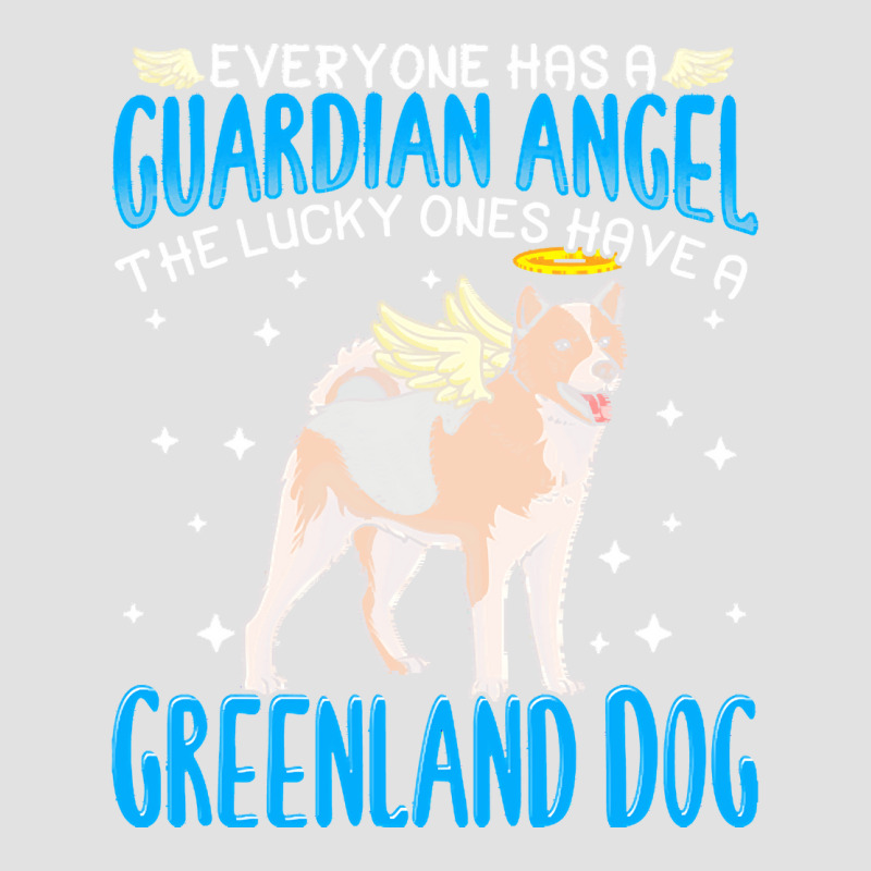 Greenland Dog T  Shirt Greenland Dog With Guardian Angel T  Shirt Foam Trucker Hat | Artistshot