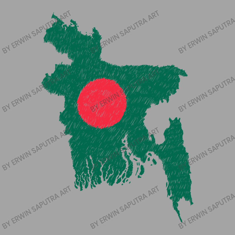 Bangladesh Map Flag Drawing Line Art Foam Trucker Hat | Artistshot