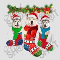 Three Alaskan Malamutes In Christmas Socks T Shirt Adjustable Baseball Cap | Artistshot