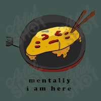 Mentally I Am Here, Omelette Dyed Cap | Artistshot