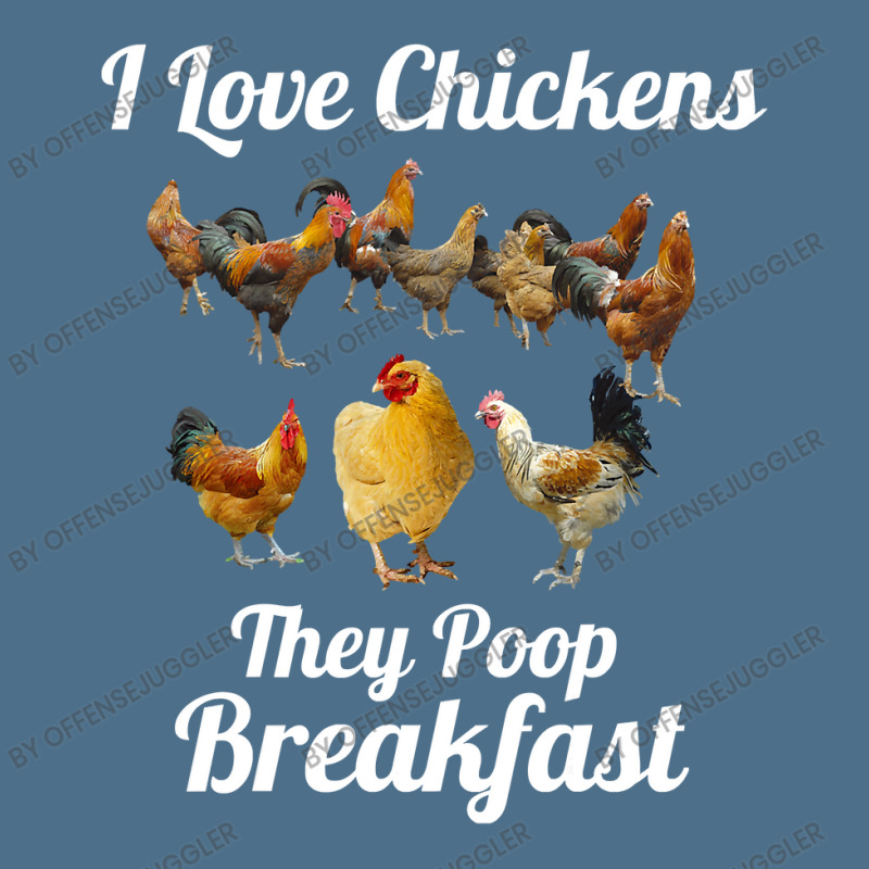 Chicken Cock I Love Chickens They Poop Breakfast Funny Chicken Farmer Dyed Cap by offensejuggler | Artistshot