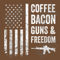 Coffee Bacon Guns And Freedom   Bbq Grill Funny Gun Usa Flag T Shirt Leatherette Tumbler | Artistshot