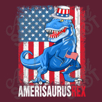 Dinosaur 4th Of July Kids Boys Men A.me.ri.saurus T Rex Funny T Shirt Beanie | Artistshot