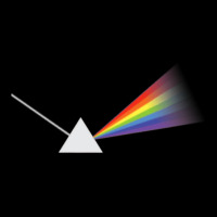 Triangle Shape With White Ray Of Light Rainbow Colors Design Premium T Visor Hat | Artistshot