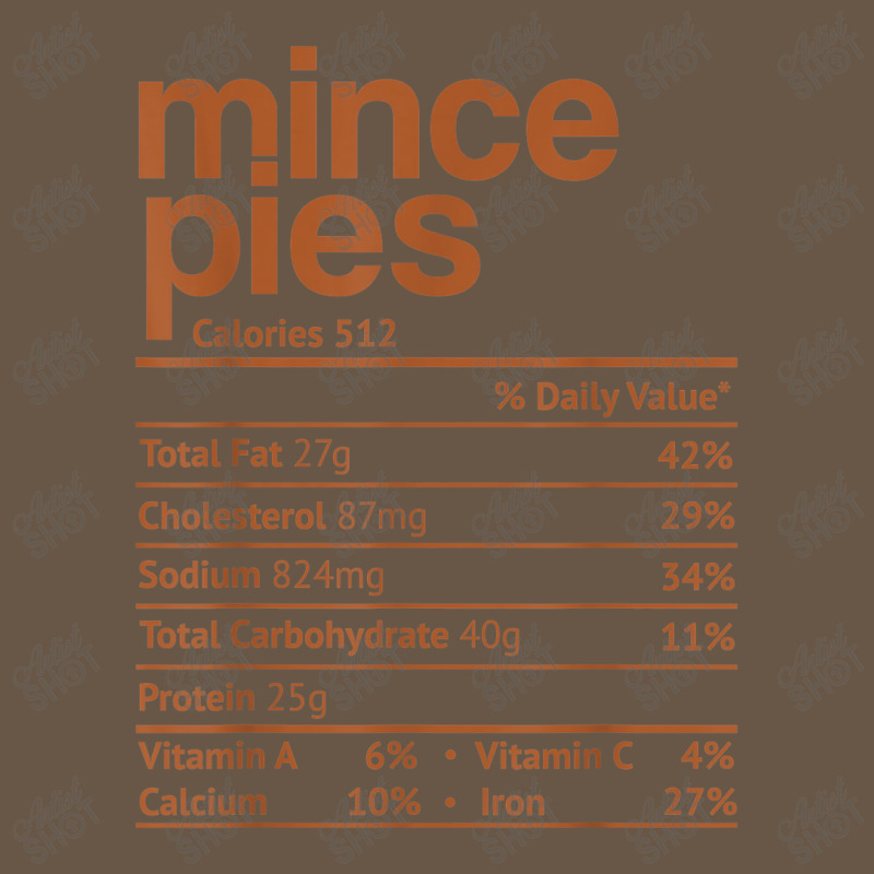 Mince Pies Nutrition Facts Funny Thanksgiving Christmas Food Snapback Trucker Cap by Yuh2105 | Artistshot