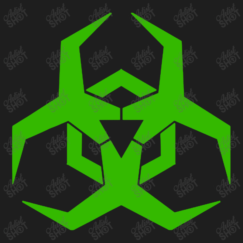 Toxic Neon Green Biohazard Symbol Classic T-shirt by DJ Art | Artistshot