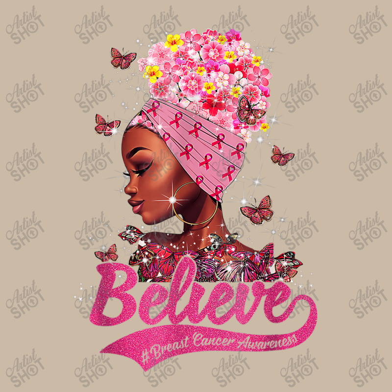 Breast Cancer Awareness Black Woman Warrior Support Believe Foam Trucker Hat | Artistshot