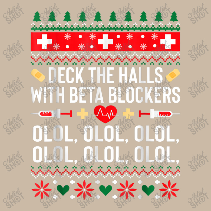 Deck The Halls With Beta Blockers Nurse Christmas Ugly Xmas Foam Trucker Hat by YenNgoc | Artistshot