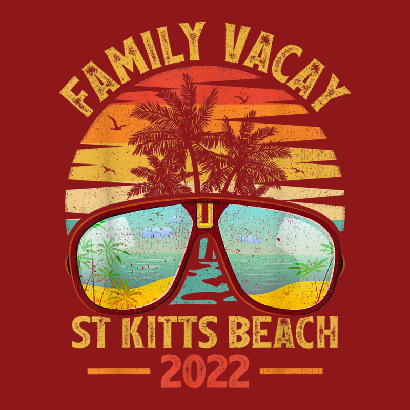 Vintage Family Vacation 2022 Lost Paradise St Kitts Beach Foam Trucker Hat by Tiktify | Artistshot