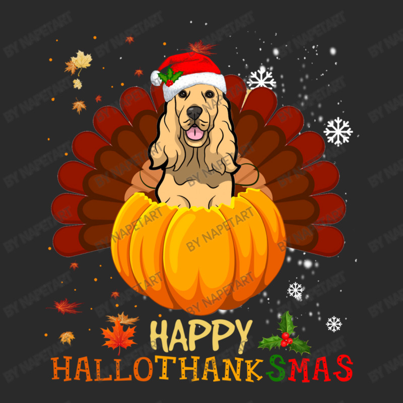 Cocker Spaniel Halloween And Merry Christmas Happy Hallothanksmas Foam Trucker Hat by NapetArt | Artistshot