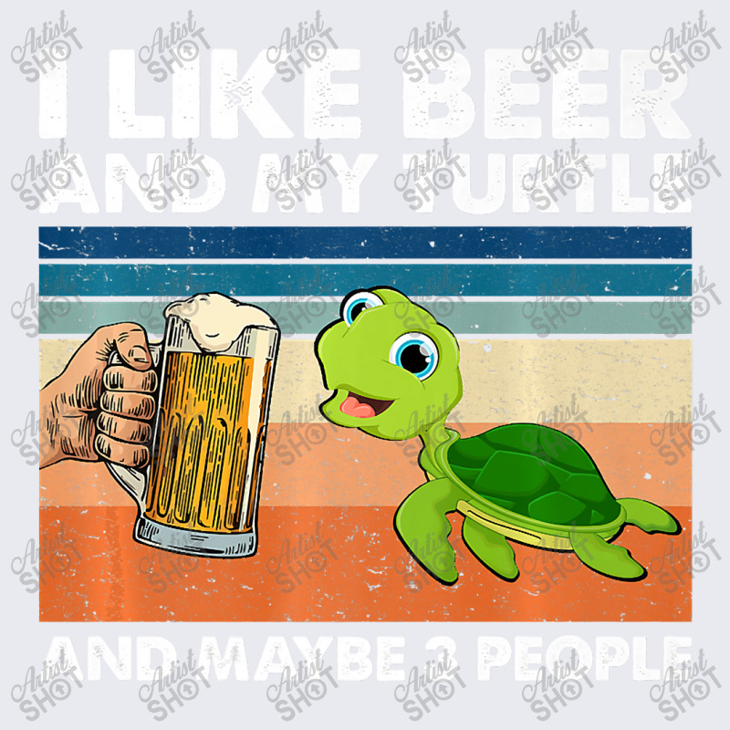 Retro I Like Beer My Turtle And Maybe 3 People Turtle Lover Premium T Adjustable Baseball Cap by James_Lane | Artistshot