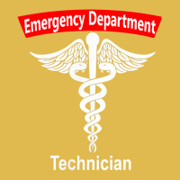 Emergency Department Technician Ed Tech Medical Caduceus Er T Shirt Dyed Cap | Artistshot