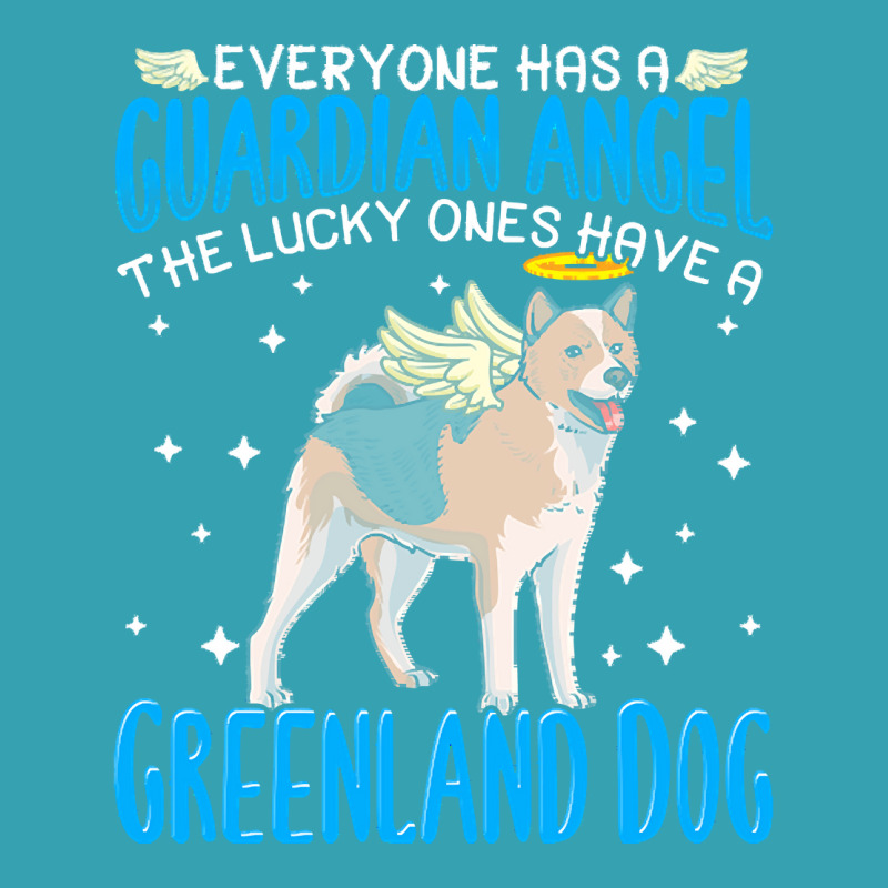 Greenland Dog T  Shirt Greenland Dog With Guardian Angel T  Shirt Dyed Cap | Artistshot