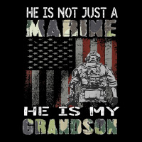 Proud Of My Grandson Is A Marine Shirt Proud Grandma Grandpa T Shirt Dyed Cap | Artistshot