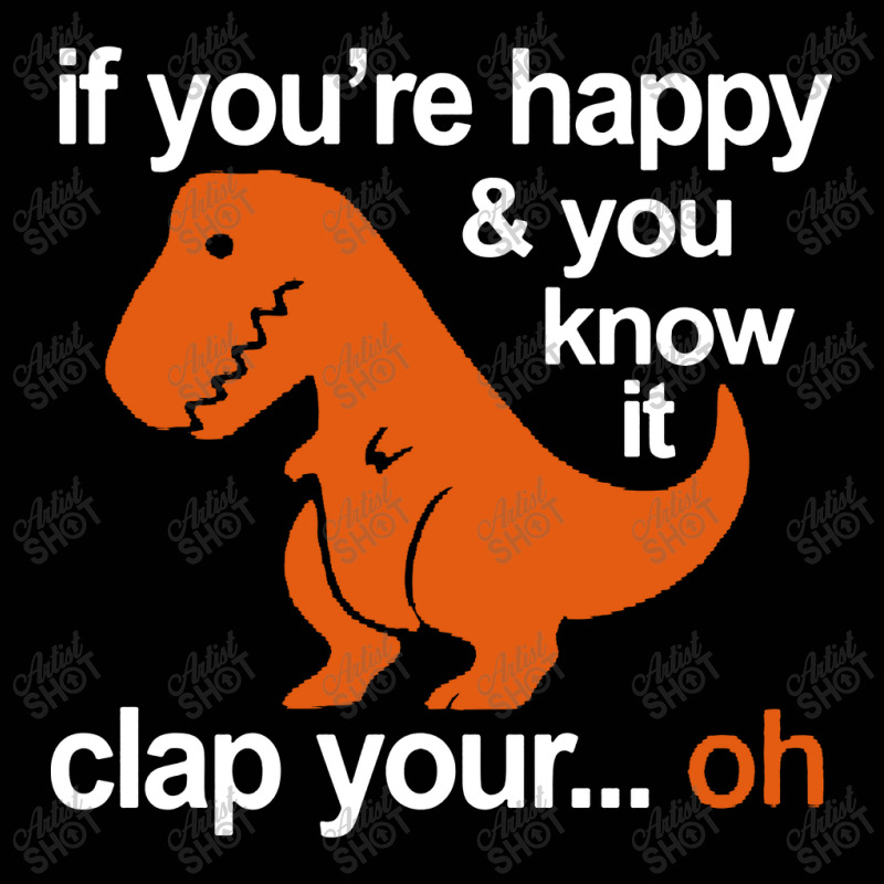 T-rex Clap Your Hands Toddler 3/4 Sleeve Tee | Artistshot