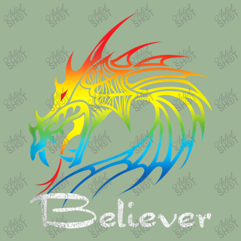 Dragon Believer Imagine This Gift For Dragon Fans Animations Character Urban Heavy T-shirt by HailieDesign | Artistshot