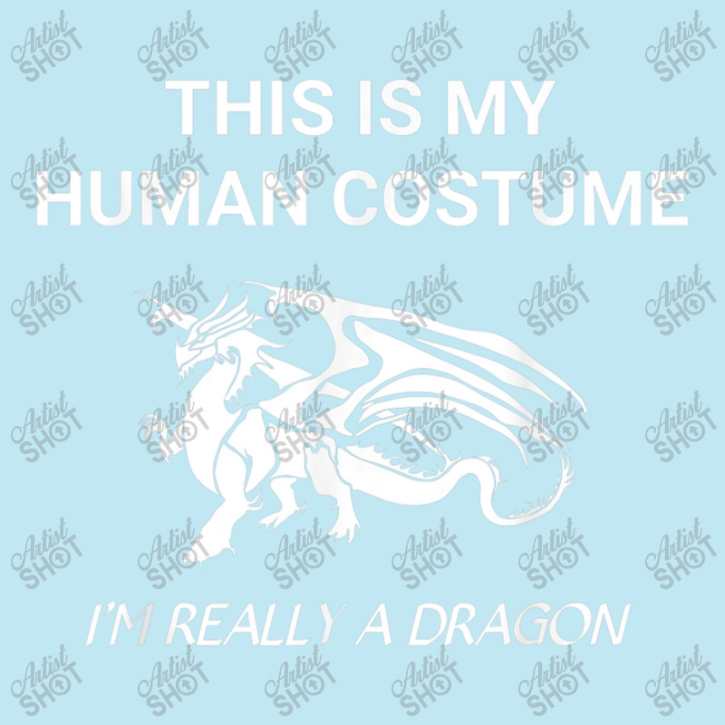 Halloween This Is My Human Costume Dragon Tee Character Animae Urban Heavy T-shirt | Artistshot