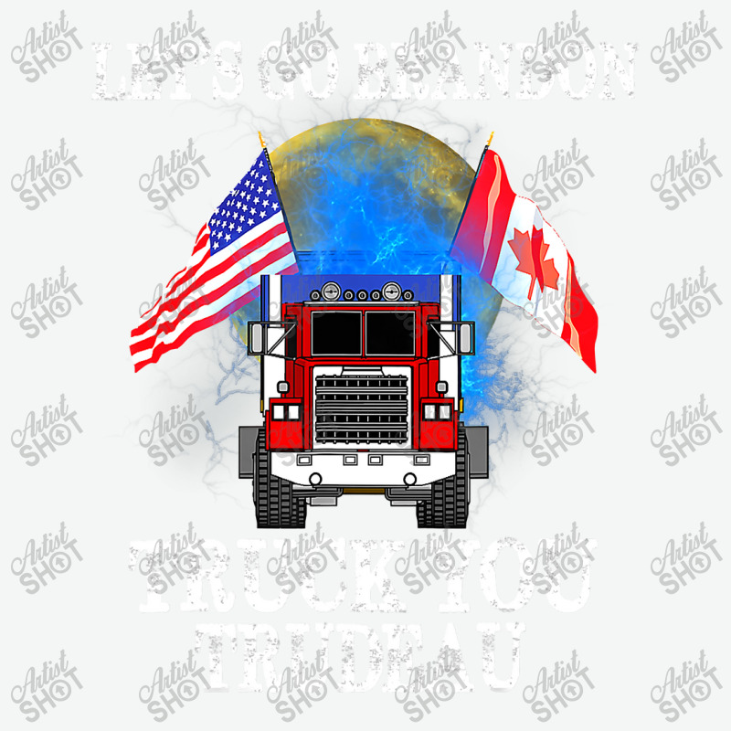 Lets Go Truck You Trudeau Usa Canada Flag Truckers 2022 Urban Pullover Hoodie by moonlight2270 | Artistshot