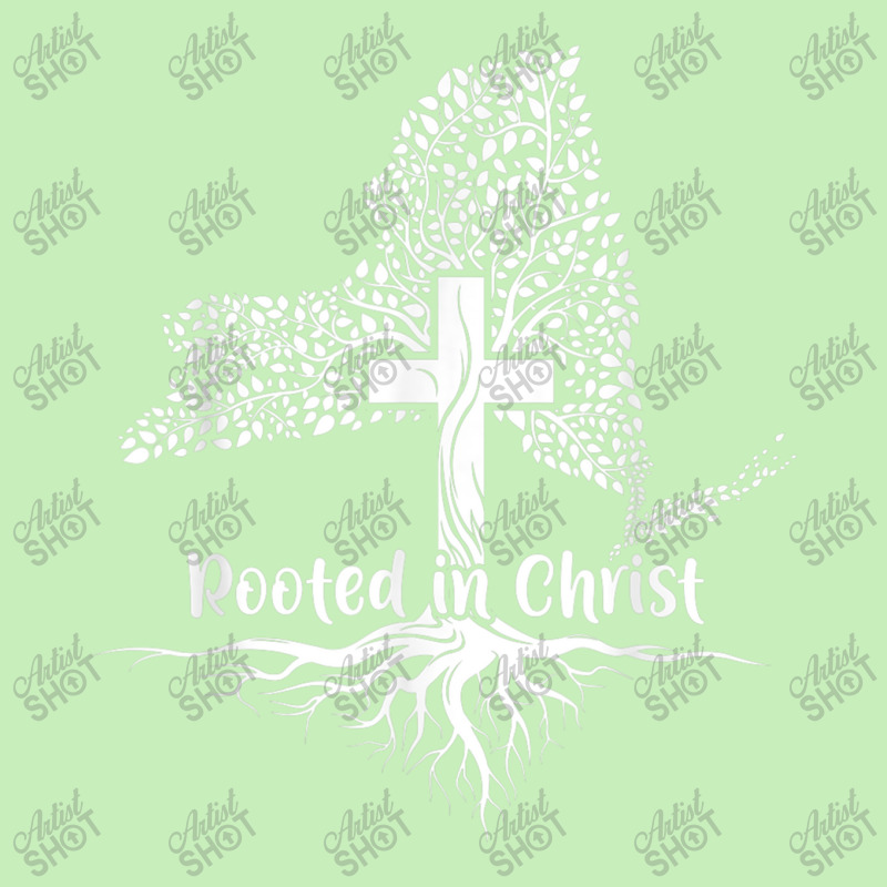 Rooted In Christ - Christian Cross Faith Saying Tree Roots Funny Gifts Urban Pullover Hoodie by Aria-Proctor | Artistshot