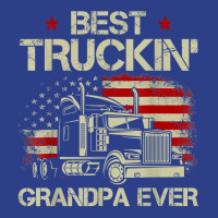 Mens Best Truckin Grandpa Ever American Flag Big Rig Trucker Gift T Sh Beanie | Artistshot