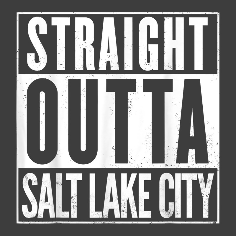 Straight Outta Salt Lake City Vintage Distressed Funny T Shirt Beanie | Artistshot