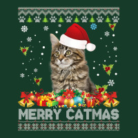 Merry Catmas Maine Coon Cat Ugly Sweater Christmas Santa T Shirt Visor Hat | Artistshot