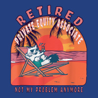 Retired Private Equity Associate Funny Vintage Retirement T Shirt Visor Hat | Artistshot