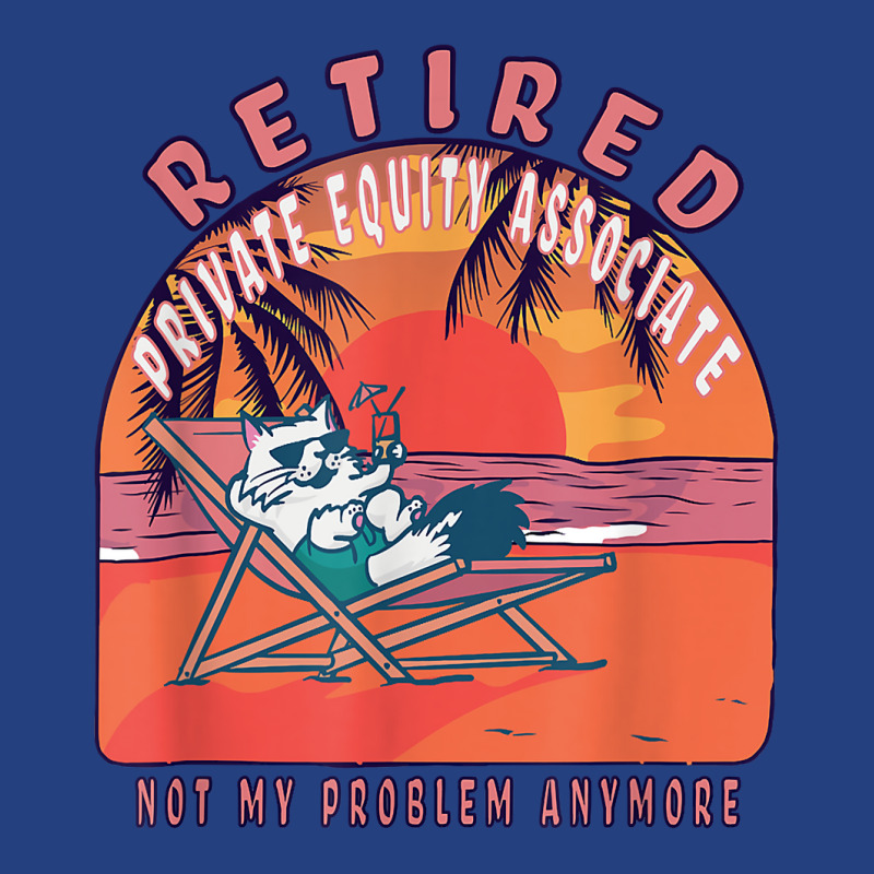 Retired Private Equity Associate Funny Vintage Retirement T Shirt Visor hat by MoczoTenleigh | Artistshot