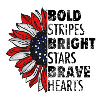 Bold Stripes Bright Stars Brave Hearts Visor Hat | Artistshot