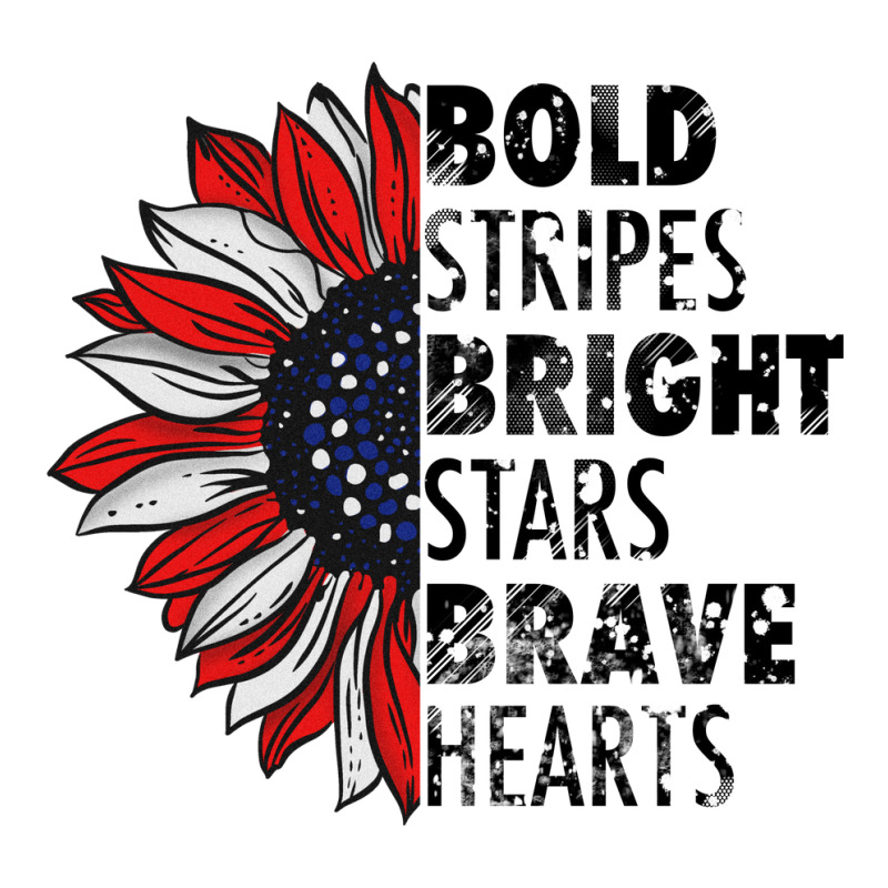 Bold Stripes Bright Stars Brave Hearts Visor Hat | Artistshot