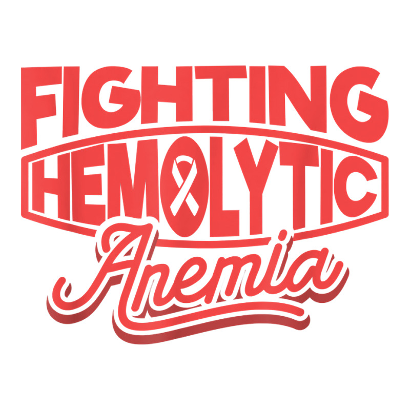 Red Ribbon Fighting For Hemolytic Anemia Awareness T Shirt Visor hat by ReagerAero | Artistshot