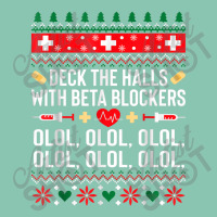 Deck The Halls With Beta Blockers Nurse Christmas Ugly Xmas Snapback Trucker Cap | Artistshot