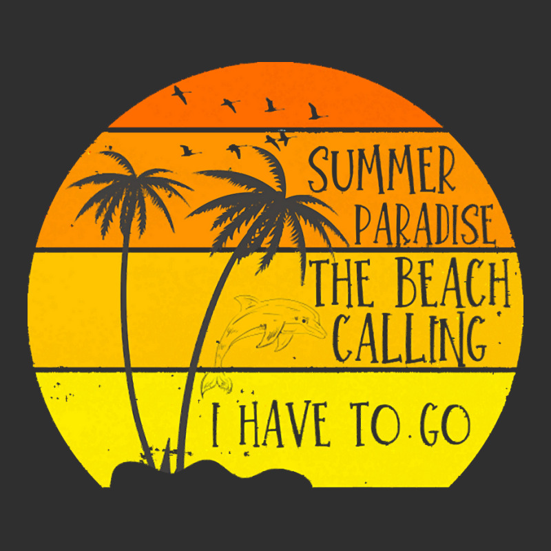 Beach Vacation T  Shirtsummer Paradise The Beach Calling I Have To Go Snapback Trucker Cap by crushedguideline | Artistshot