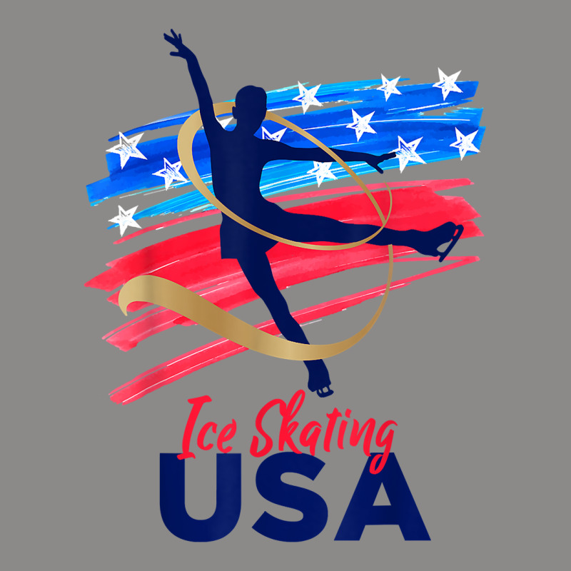 Ice Skating Dance Support The Team Tshirt Usa Flag T Shirt Snapback Trucker Cap by emaliekrein | Artistshot