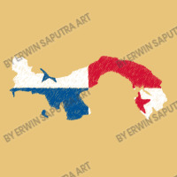 Panama Map Flag Drawing Line Art Dyed Cap | Artistshot