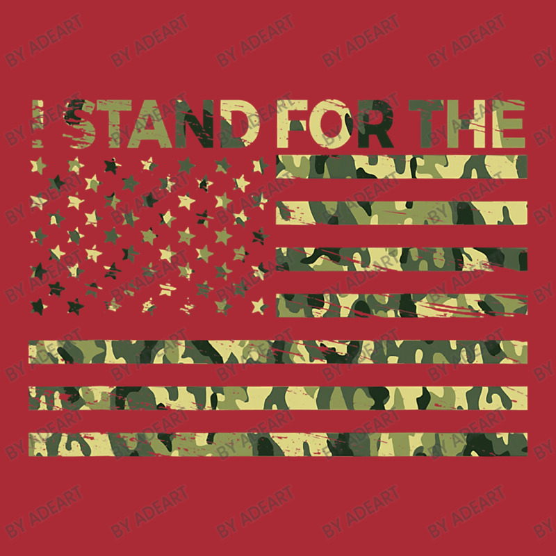 I Stand The Flag Camo Usa Flag Veteran Dyed Cap by AdeArt | Artistshot