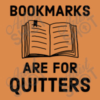 Bookmarks Are For Quitters Funny Book Lover Dyed Cap | Artistshot