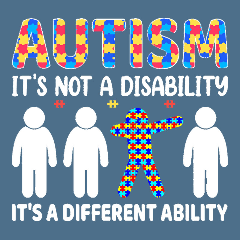 Autism Gift T  Shirt Autism It's Not A Disability It's A Different Abi Dyed Cap by abigayle98988 | Artistshot