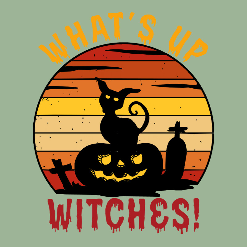 Halloween T  Shirt Funny Halloween What's Up Witches Cat T  Shirt Urban Pullover Hoodie | Artistshot