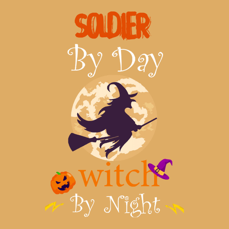 Halloween Soldier Gift T  Shirt Soldier By Day Witch By Night, Soldier Urban Pullover Hoodie | Artistshot