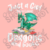 Just A Girl Who Loves Dragons And Books Reading Dragon Graphic Urban Pullover Hoodie | Artistshot