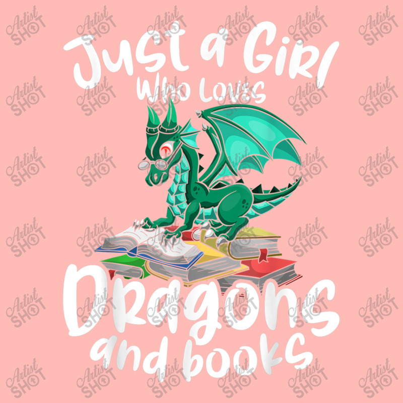 Just A Girl Who Loves Dragons And Books Reading Dragon Graphic Urban Pullover Hoodie by HailieDesign | Artistshot