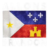 Allons Brandon Louisiana Acadiana Flag Lafayette T Shirt Bomber Jacket | Artistshot