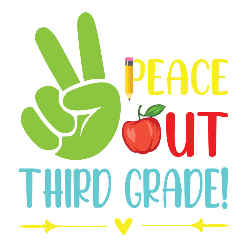 Peace Out Third Grade Student Class Of T  Shirt Peace Out Third Grade Bomber Jacket | Artistshot