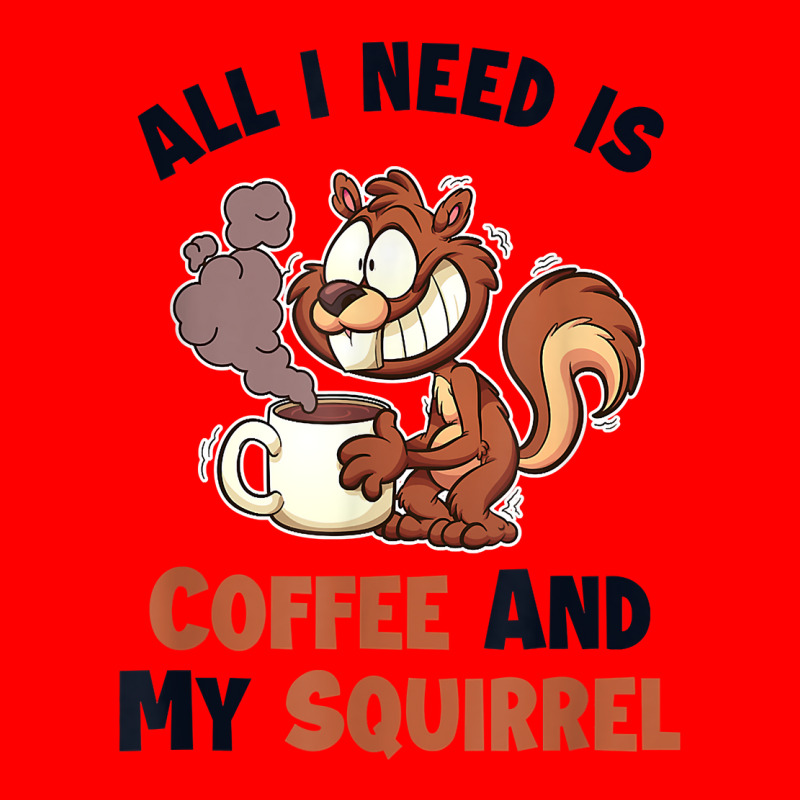 Coffee And My Squirrel Eastern Gray Japanese Fox Squirrel T Shirt Bomber Jacket | Artistshot