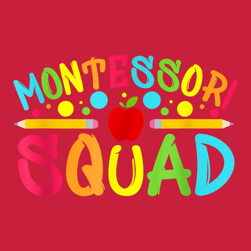 Funny Montessori Squad Montessori Teacher Back To School T Shirt Beanie | Artistshot